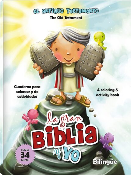 Gran Biblia y Yo Antigua Testaamento Cuaderno para Colorear