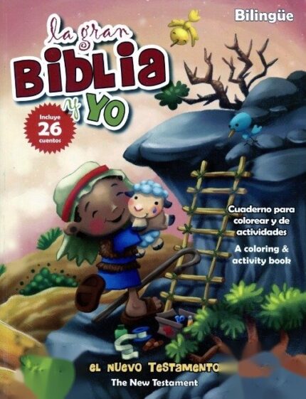 Nuevo Testamento - Cuaderno para colorear y de actividades (Bilingüe) - Agnes de Bezenac, Salem de Bezenac - Icharacter Limited