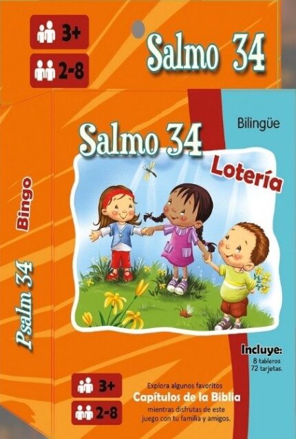 Salmo 34: Bingo (bilingüe) Salmo 34: Bingo