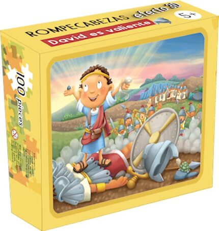 Rompecabezas en 3d David Es Valiente 100 Piezas
