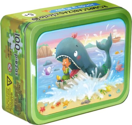 Rompecabezas en 3d Jonás y el Pez 100 Piezas