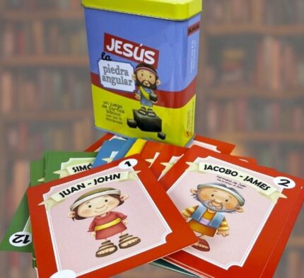 Jesús la Piedra Angular Bilingüe ( Juego de Cartas Biblico )