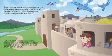 Rajab (Col. Pequeños héroes de la Biblia, bilingüe) - Producciones Prats - Prats · interior 1