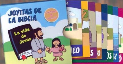 Joyitas de la Biblia (Vida de Jesús) Juego de 8 Libritos Infantiles - - Producciones Prats