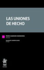 Las Uniones de Hecho - Pedro Chaparro Matamoros (dir.) - Tirant lo Blanch