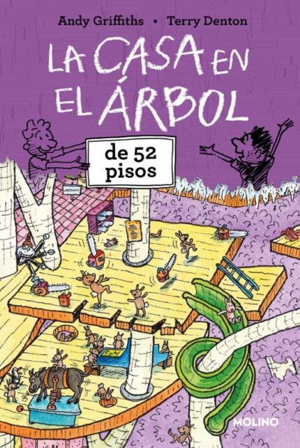 La casa en el árbol de 52 pisos (La casa en el árbol 4) - Andy Griffiths - RBA Molino